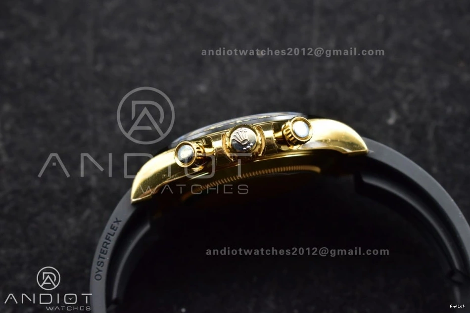 Steel Strap flex on Best Daytona DD4130 1:1 904L VSF Dial 116518 Edition YG Oyster 0223